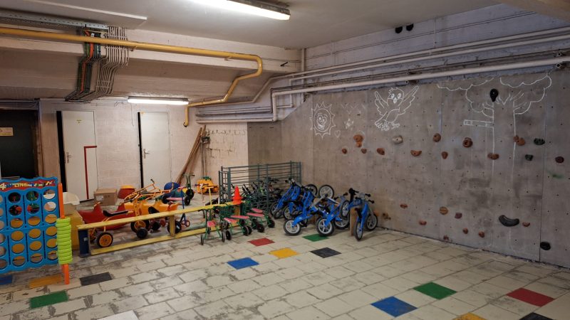 La salle de psychomotricité des maternelles
